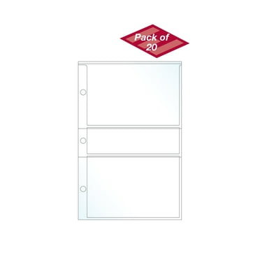 Ultra Pro 9 Pocket Page Protectors Clear 074427807962 25 Pack 